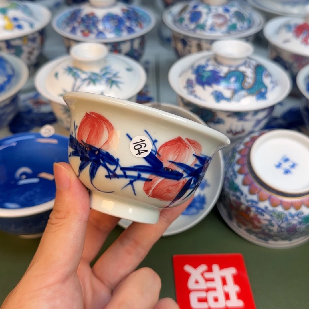 彦祖纯手工手绘茶具164