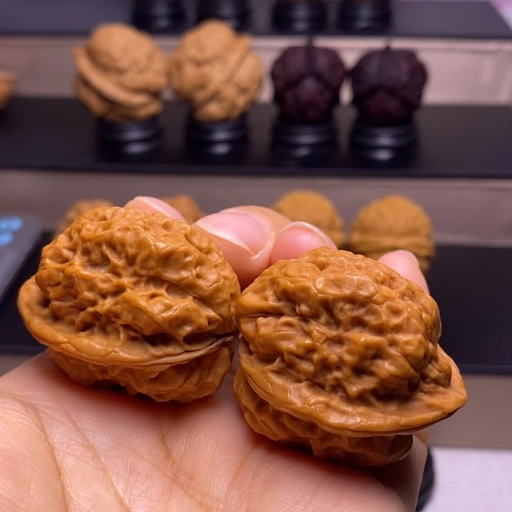 把件文玩核桃霸王枪金蟾80