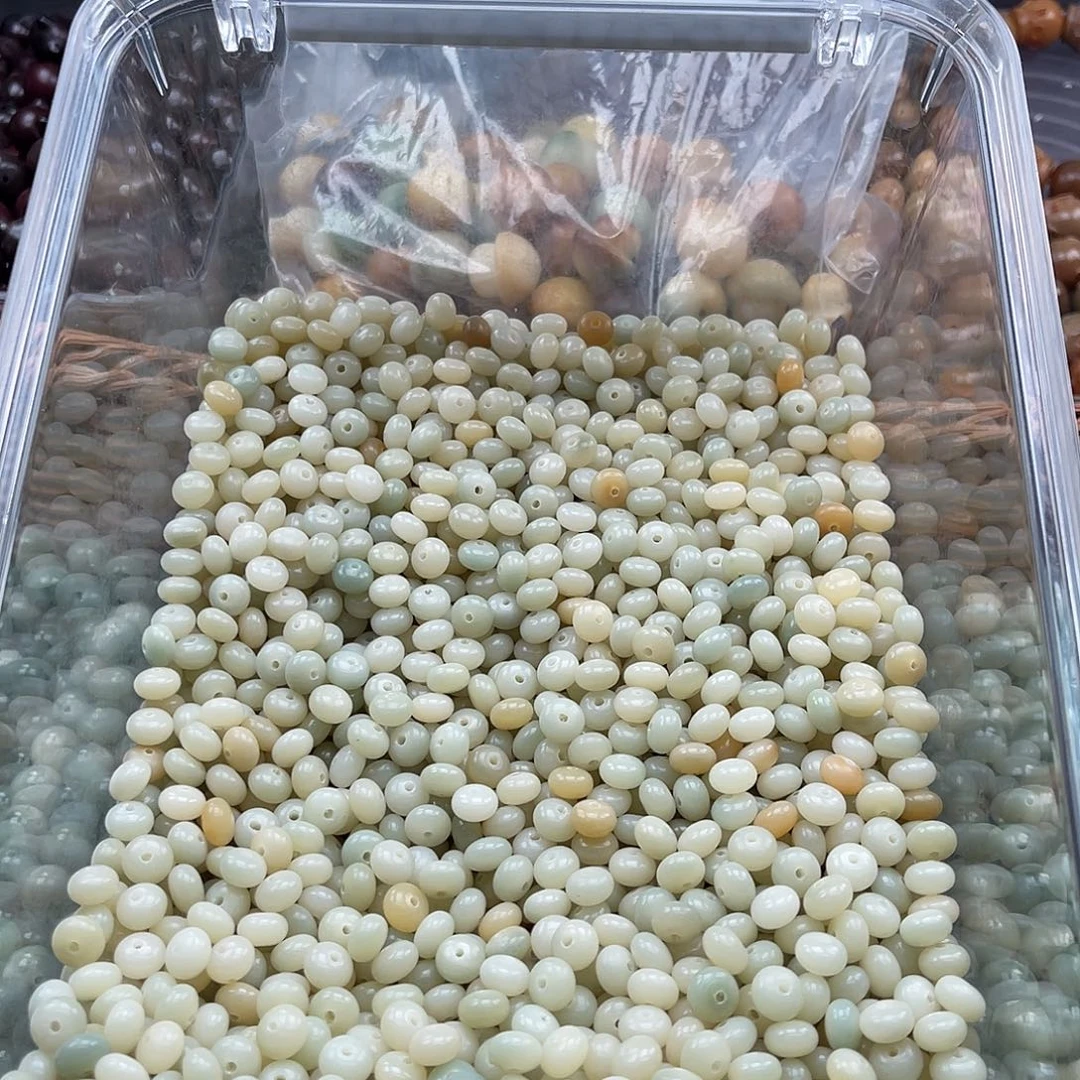 白玉菩提吊坠q9mm/100+50颗