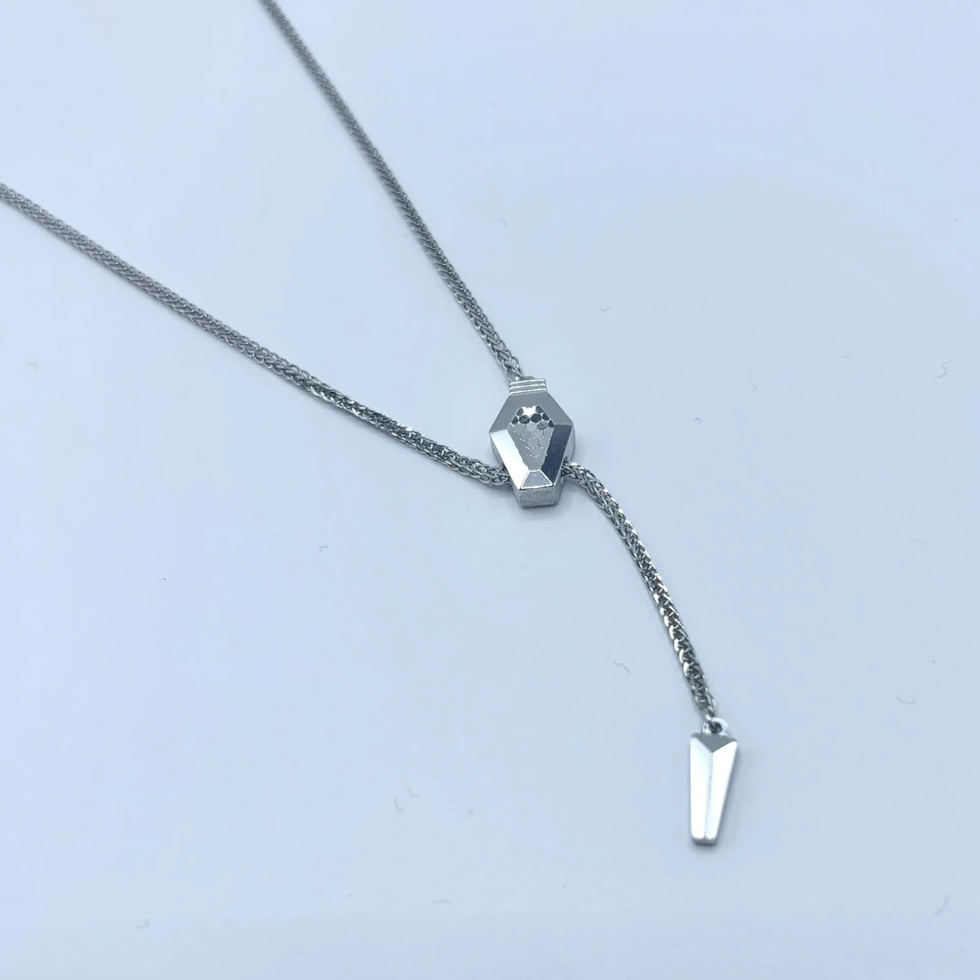 铂金PT950灵蛇箭头提溜套链时尚简约大方欧美