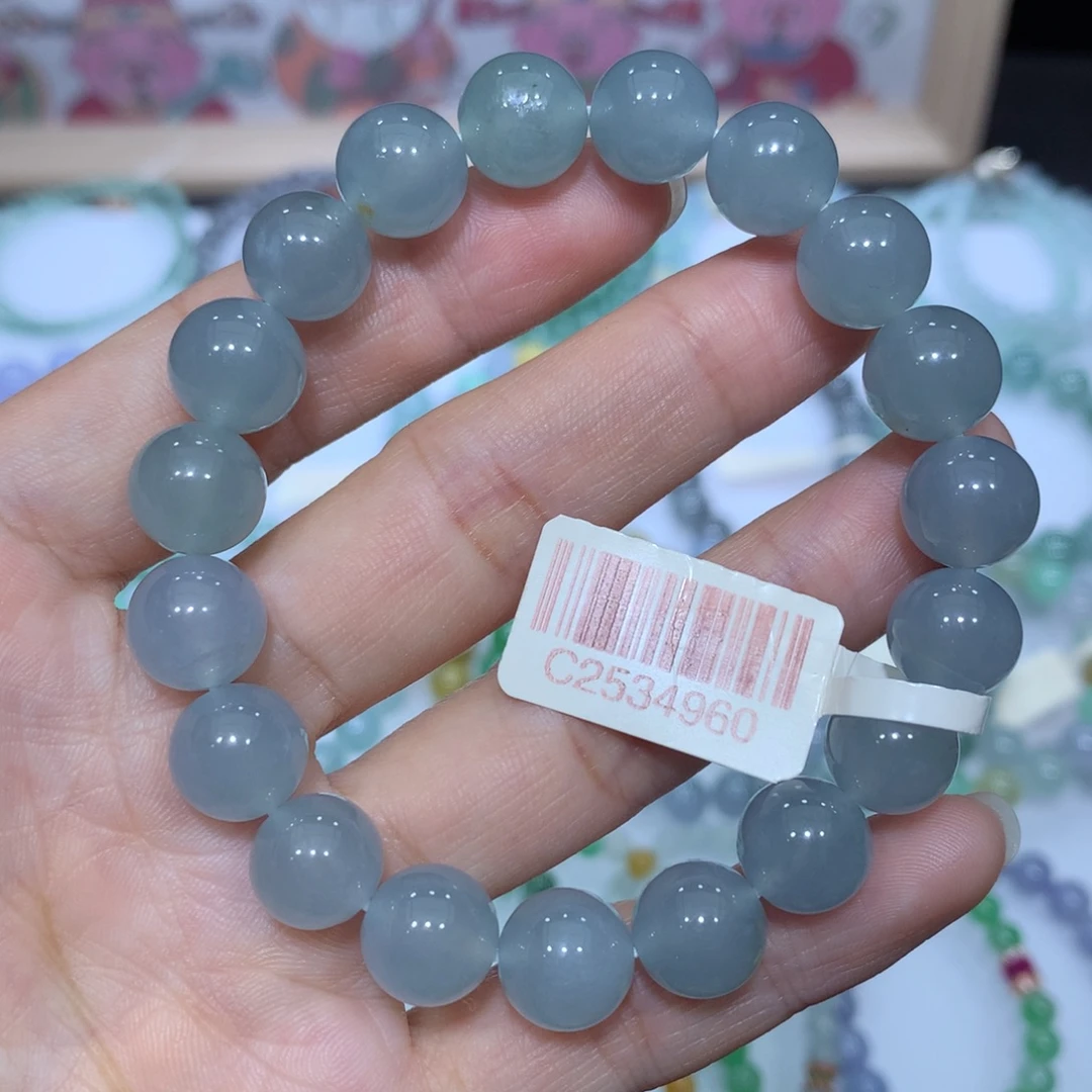 翡翠未镶嵌手链天然