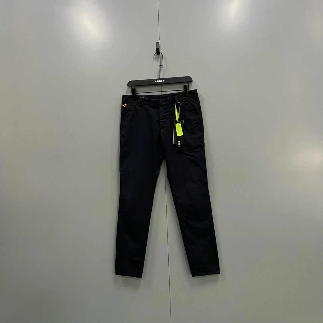 95新 GUCCI/古驰 （ll） 口袋条纹直筒裤 44码 606602