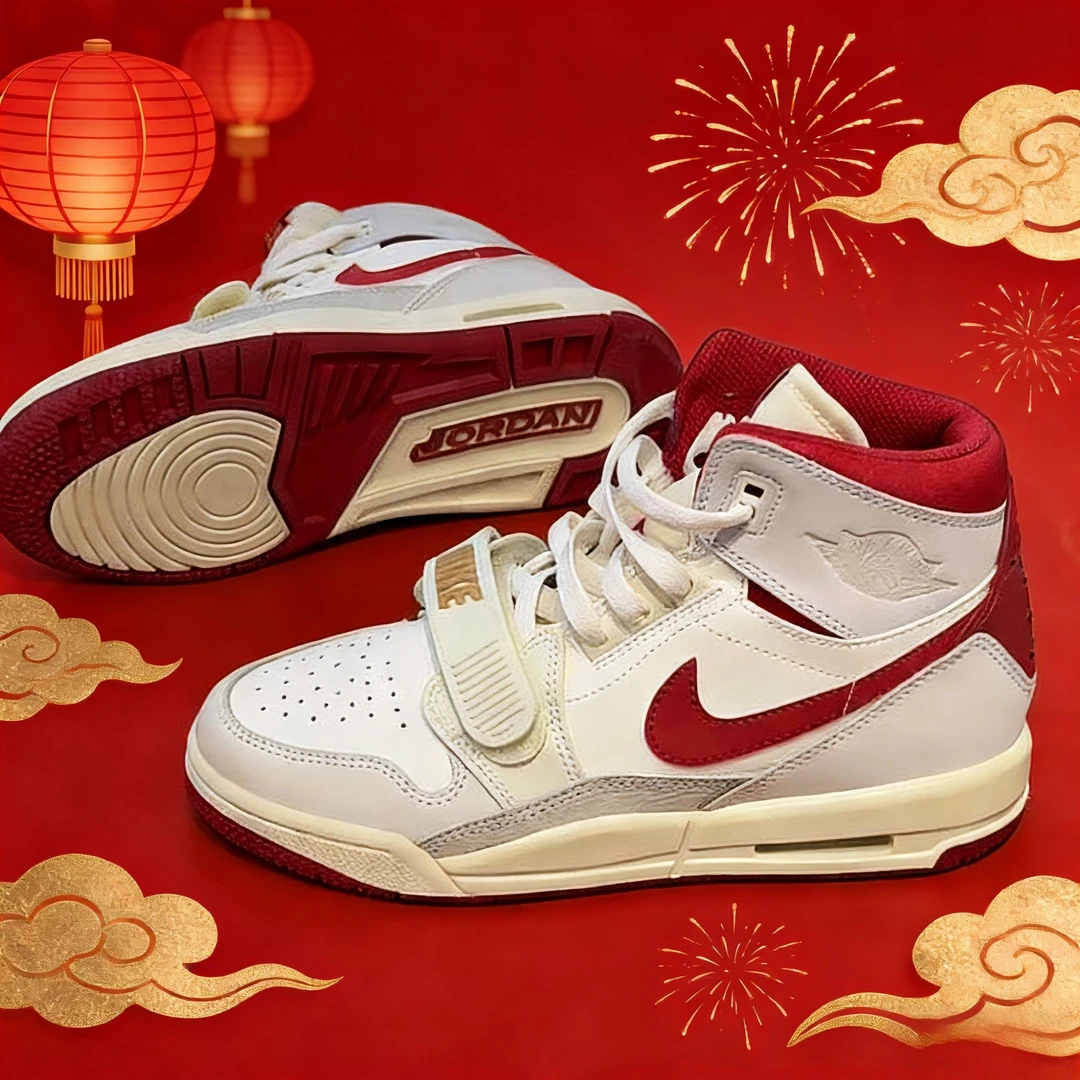 NIKE耐克双旦礼Air jordan 312GS 双旦礼高帮休闲鞋IQ9785-161