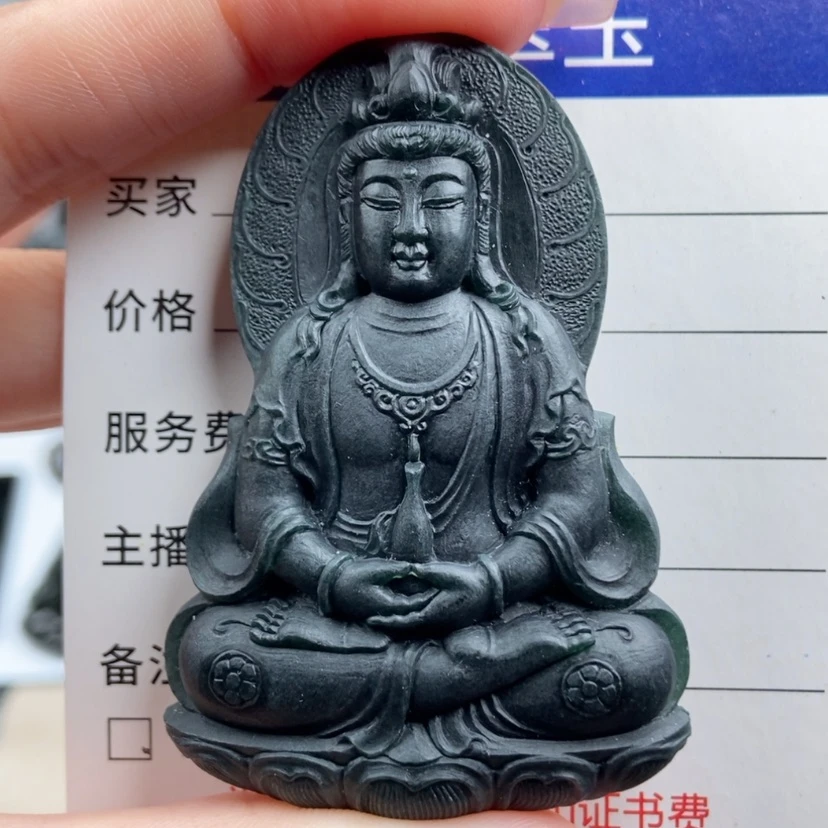 【闪购商品】翡翠颈饰未镶嵌@*观音