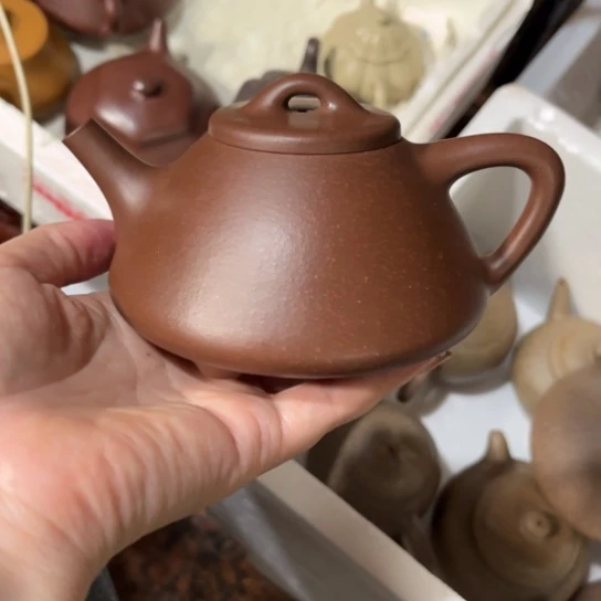 茶壶紫砂孤****影原矿紫泥250毫升