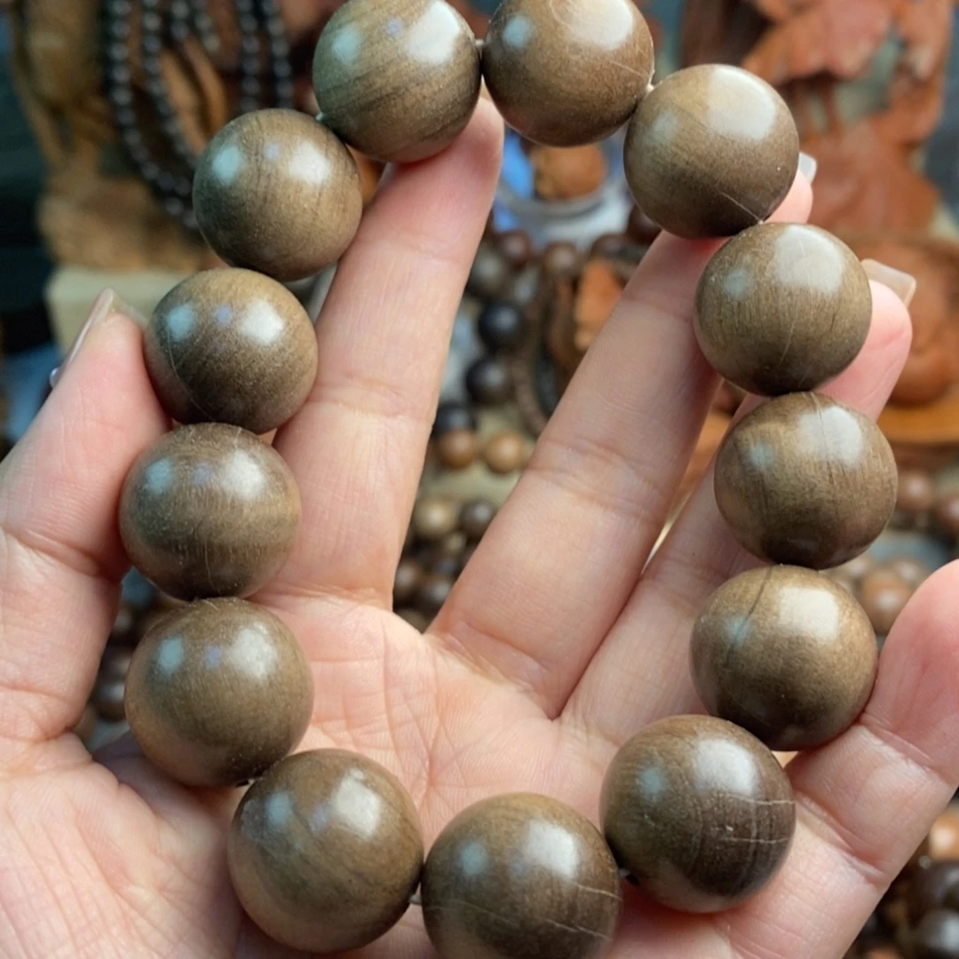 檀香木手串/手链印度迈索尔老山檀大瑕疵奶香1.8