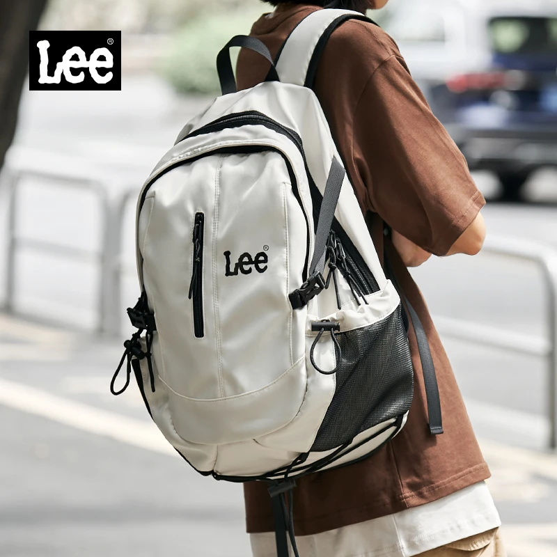 Lee书包男初中生高中双肩包女生新款大容量旅行包学生背包电脑包
