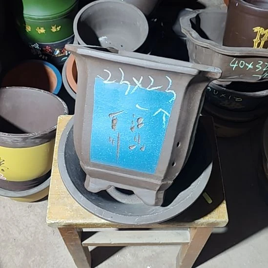 宜兴紫砂花盆清清楚了吗