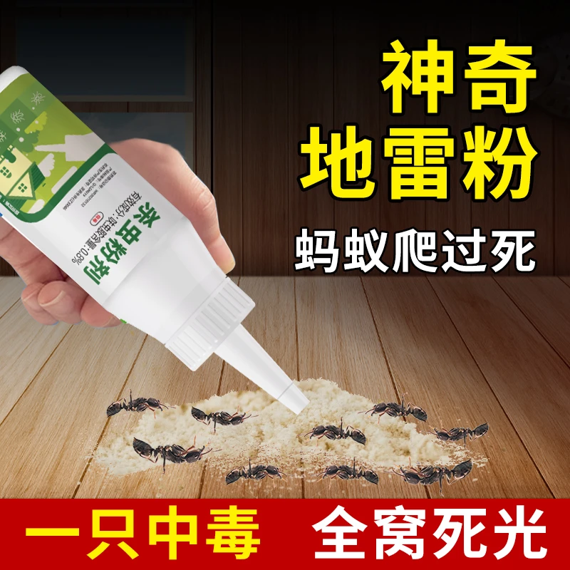 家用蚂蚁药呋虫胺杀虫粉剂速杀蚁类非无毒杀虫剂红火黄黑蚂蚁除粉
