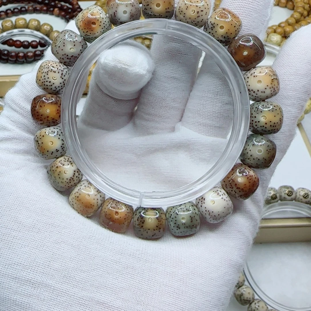 星月菩提手串火烧云12×11一朵果a3