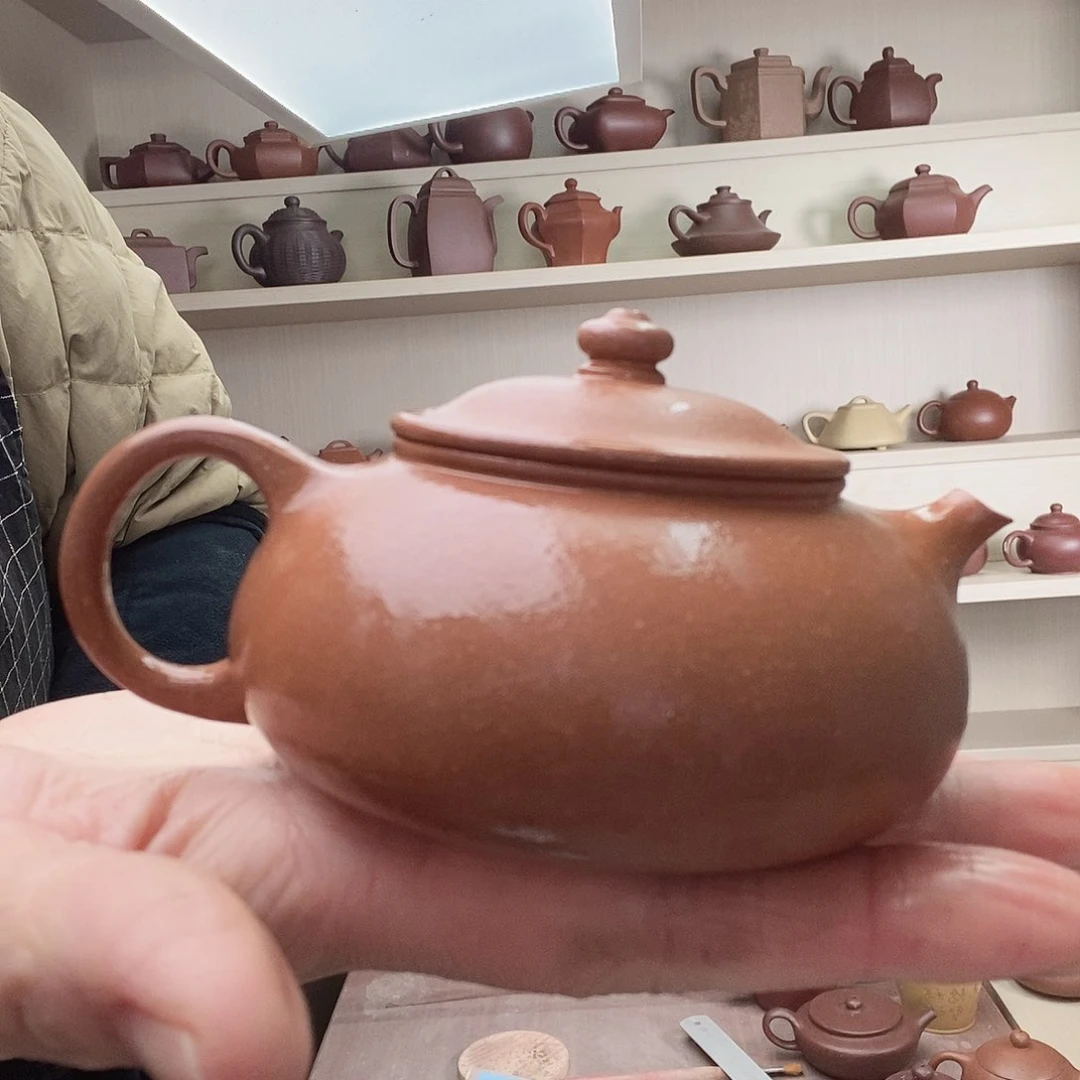 紫泥茶壶?****送降坡泥寒江壶