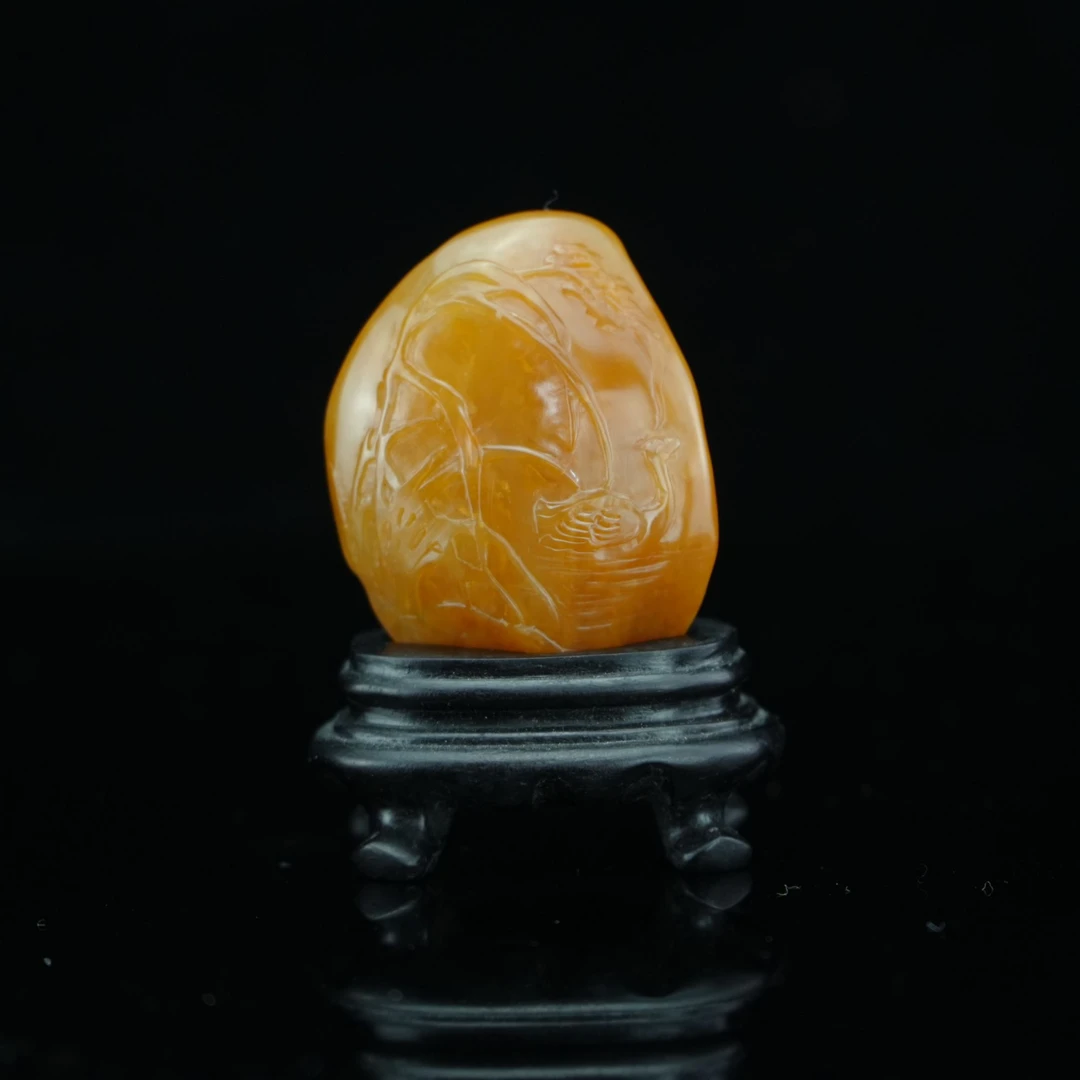 田黄 薄意石/朵云轩 TW28018HC