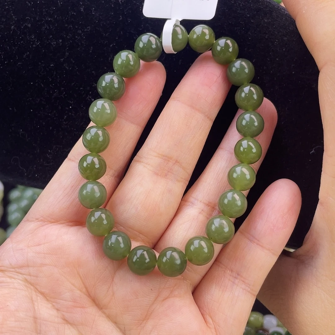 和田玉未镶嵌手链1