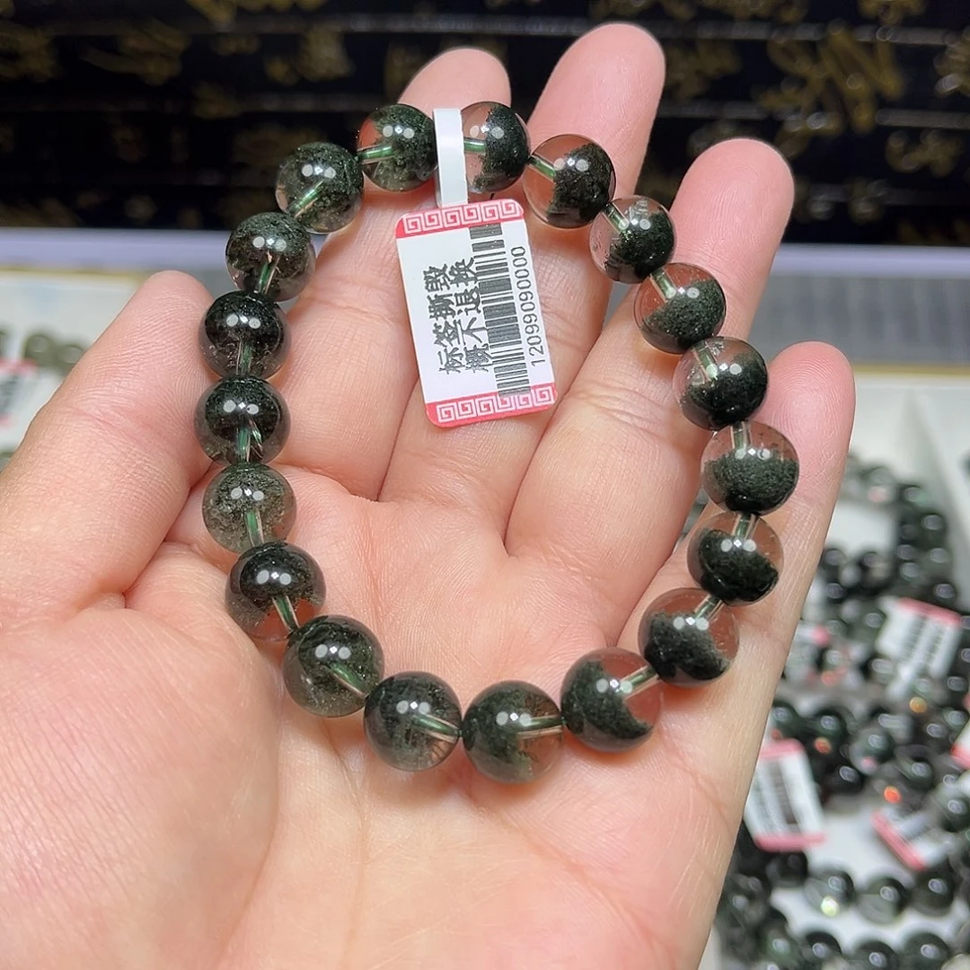 手串未镶嵌水晶绿幽灵手串