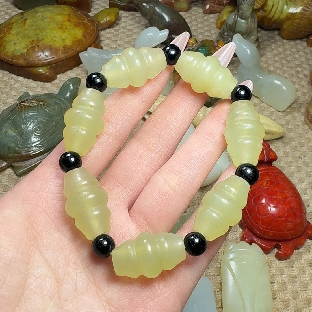 白玉菩提吊坠挂件