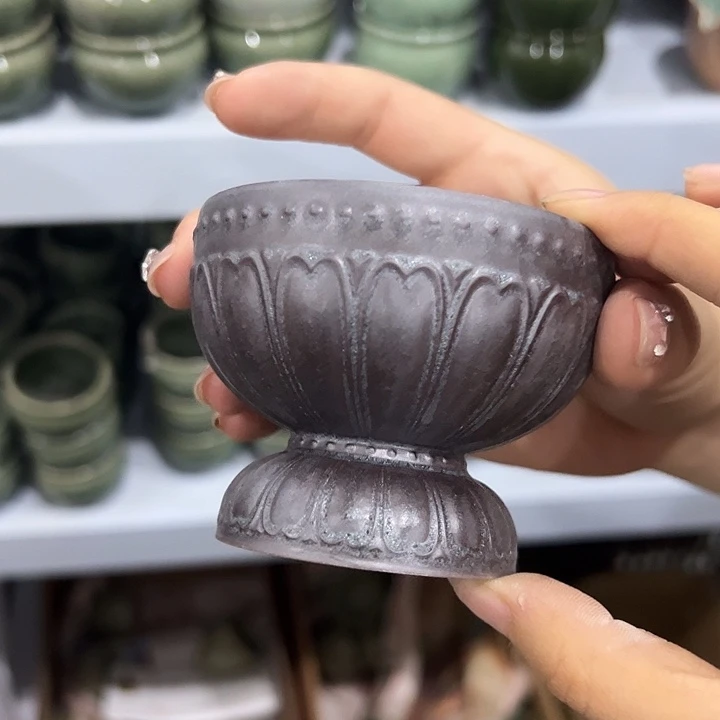 龙泉云间青瓷小米茶器