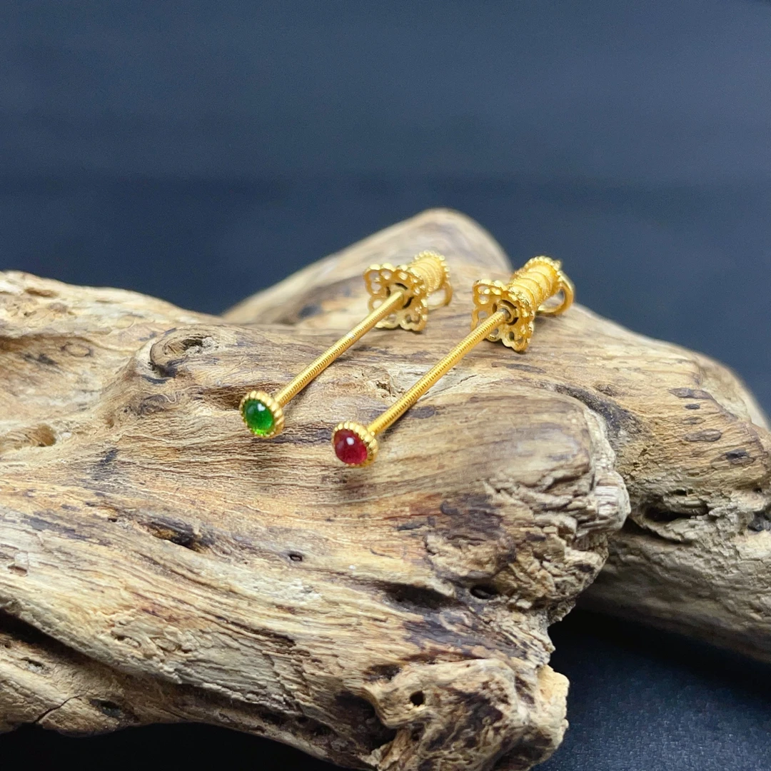 【小杨总珠宝】万能针925饰品扣头净高27mm新中式可配20mm珠子