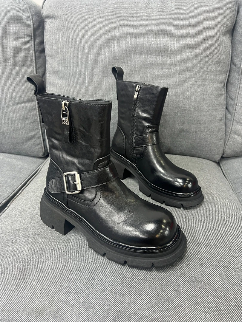 【蓉姐专属】欧货设计师款短靴87-05