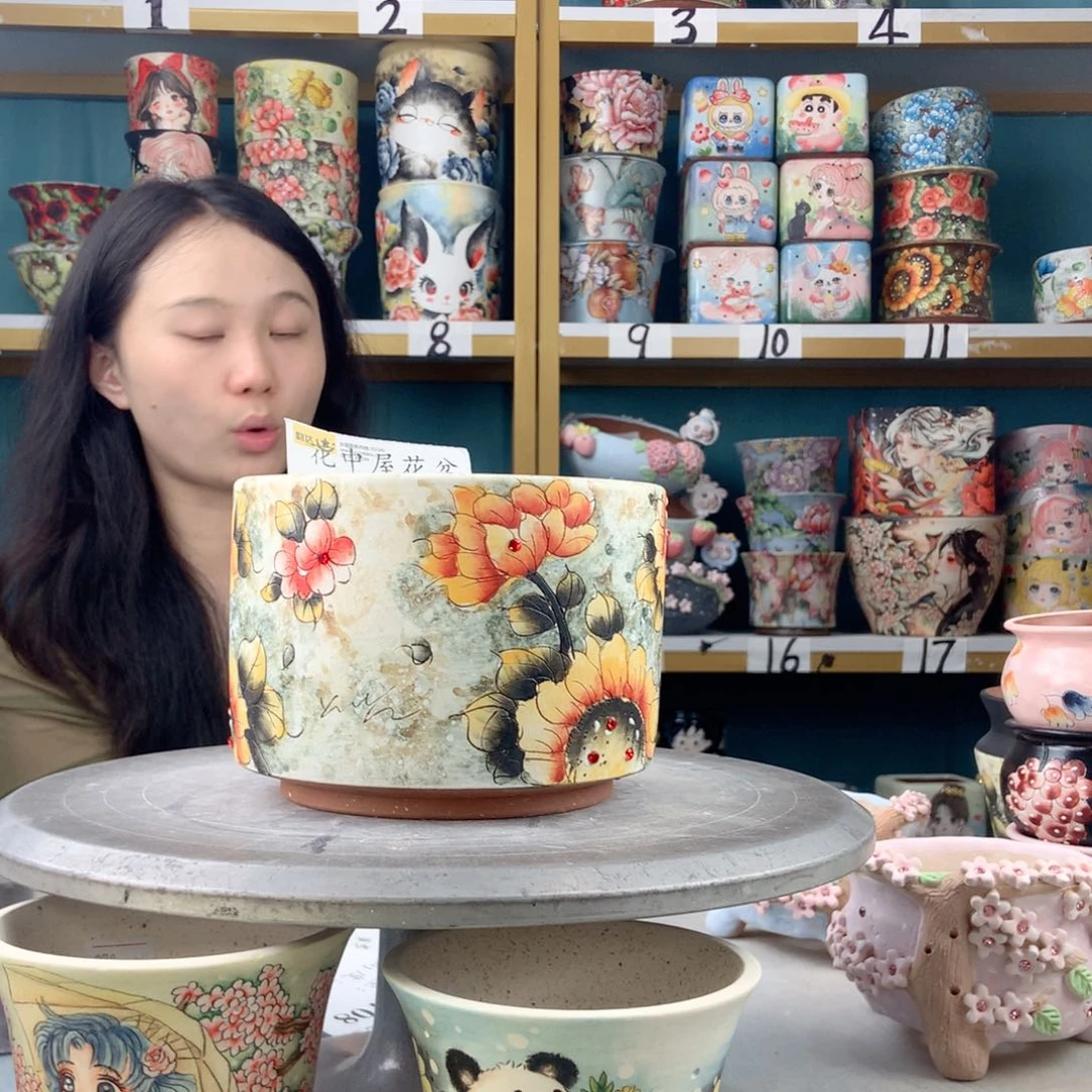 罐景德镇手工瑕疵707
