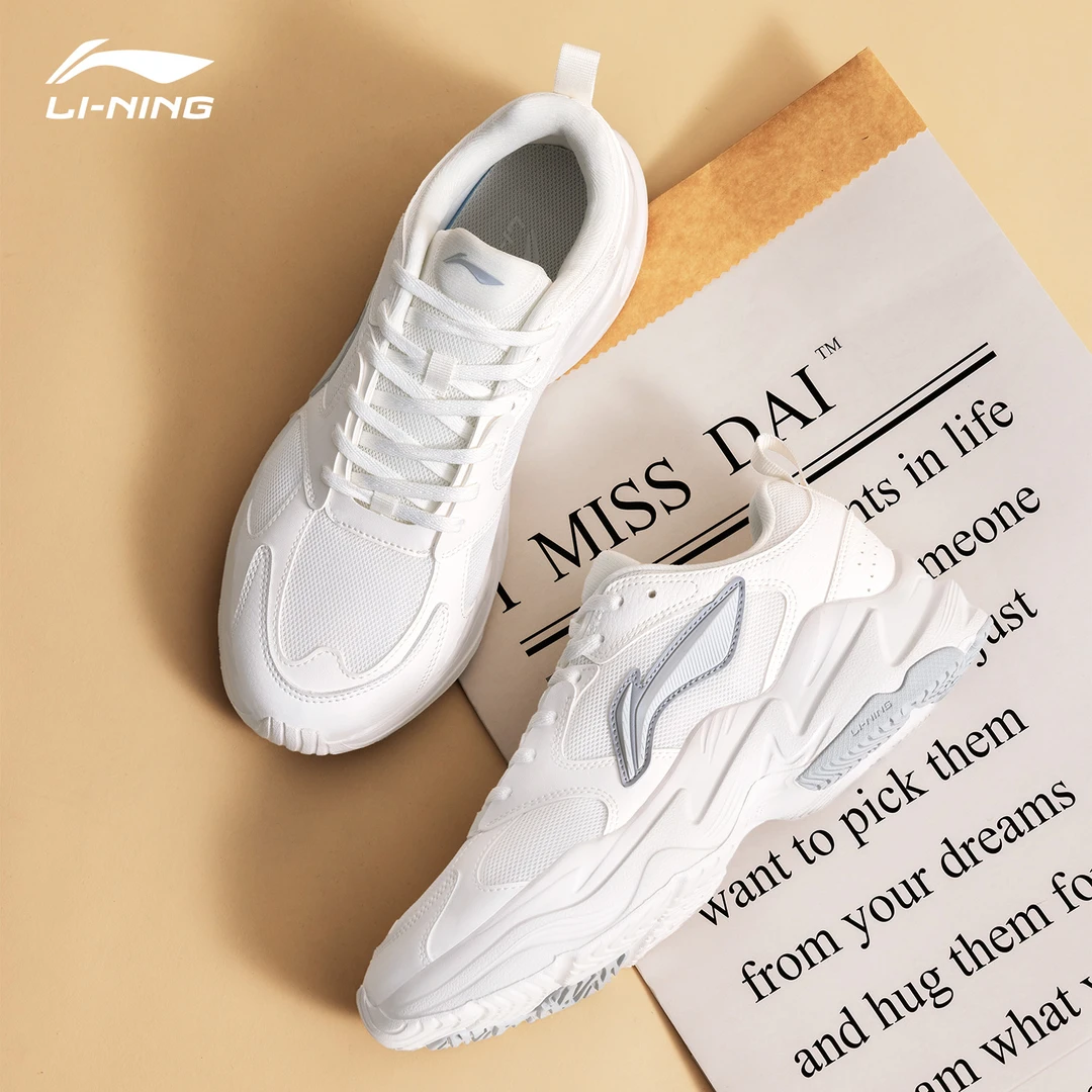 李宁男鞋脉冲正品透气轻便老爹鞋休闲鞋子2025新款男款男士运动鞋