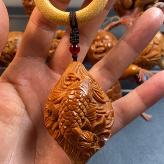 橄榄核手串/手链巴西鱼跃龙门