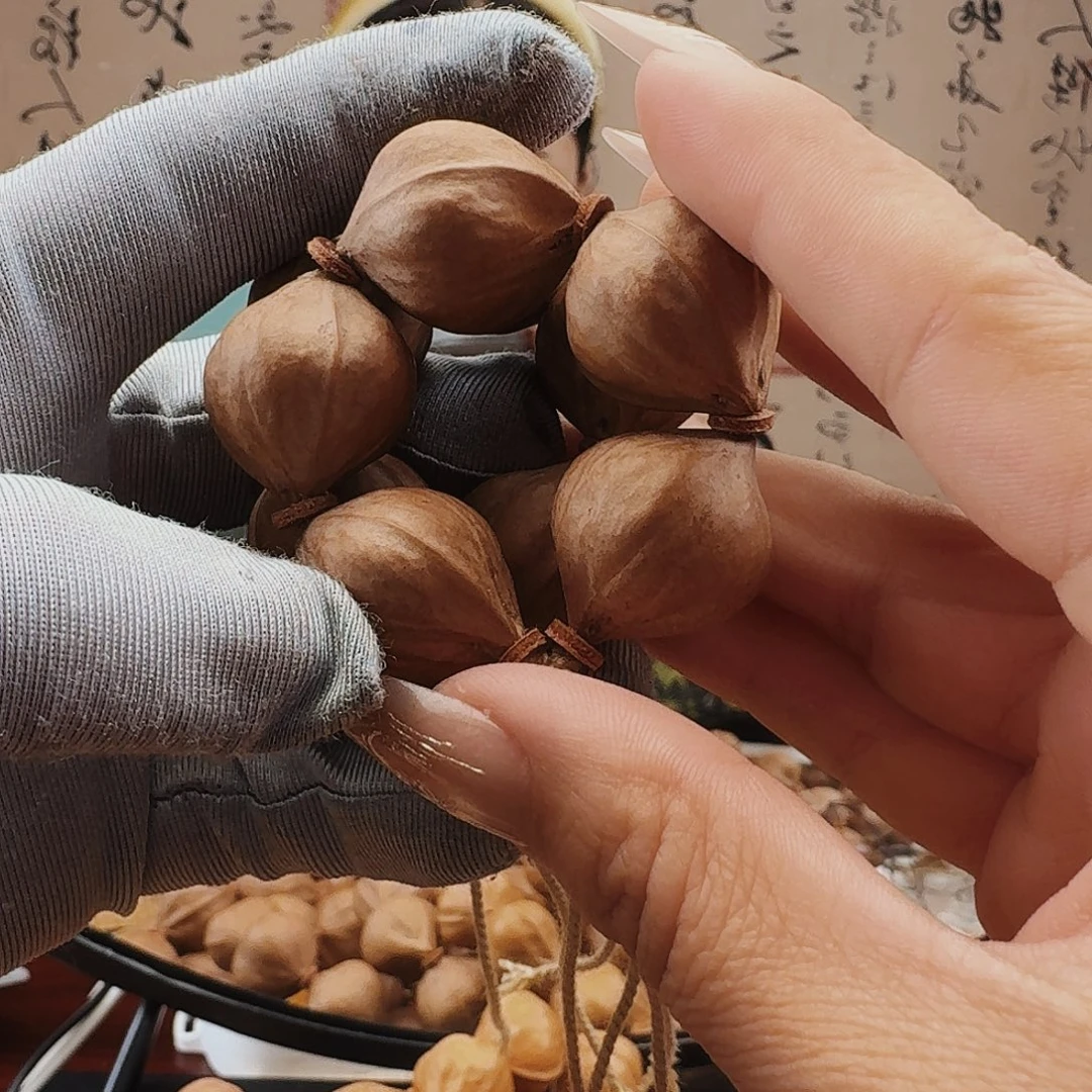 橄榄核手串水晶核