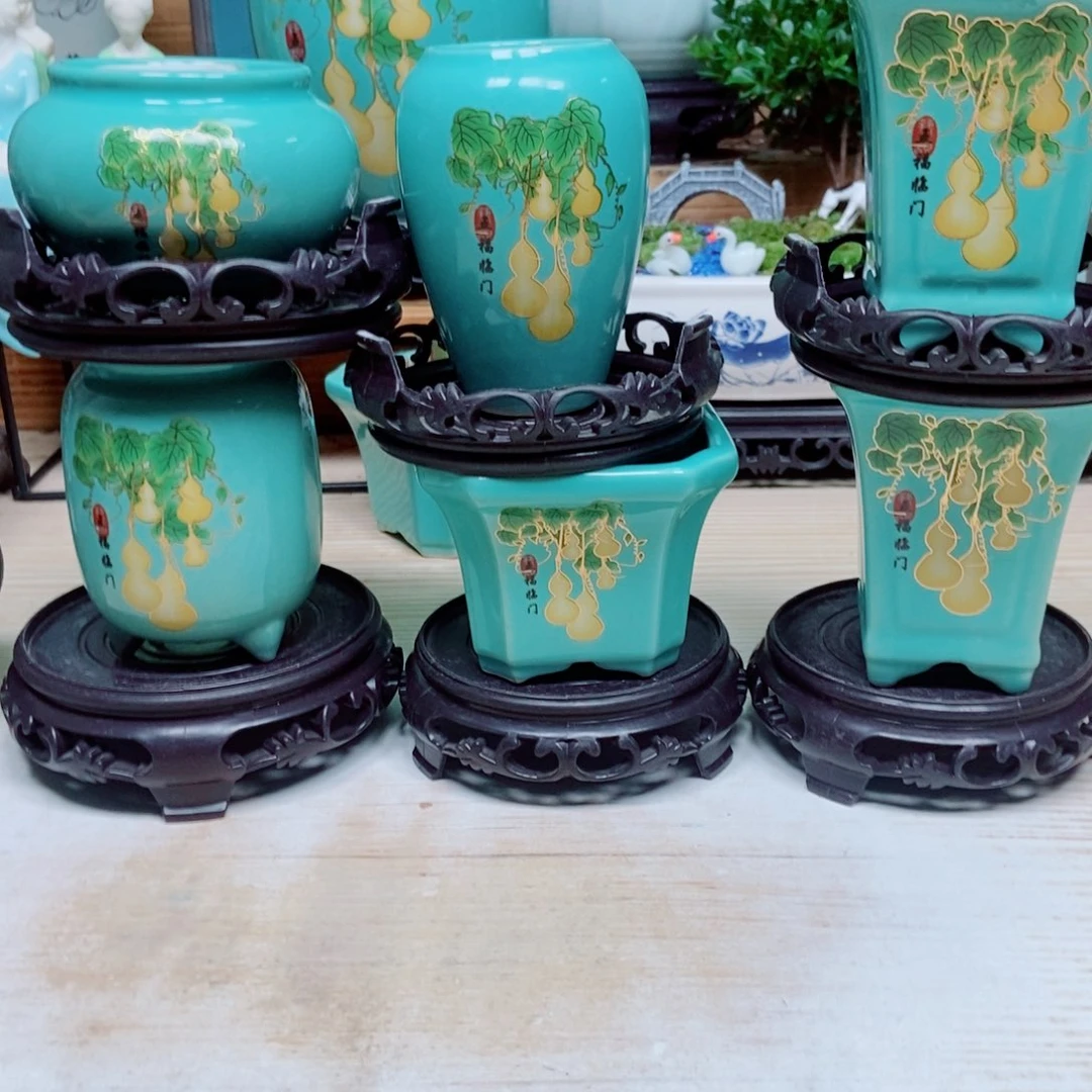 紫砂花盆陶瓷花盆陶瓷艺术
