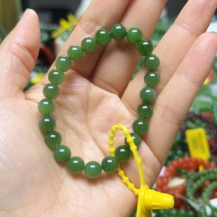 和田玉（碧玉）未镶嵌手串