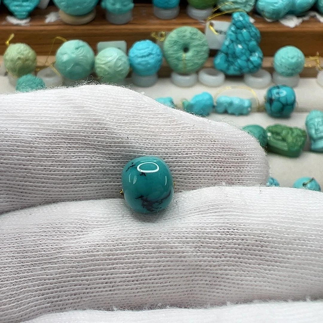 绿松石老型珠 未镶嵌