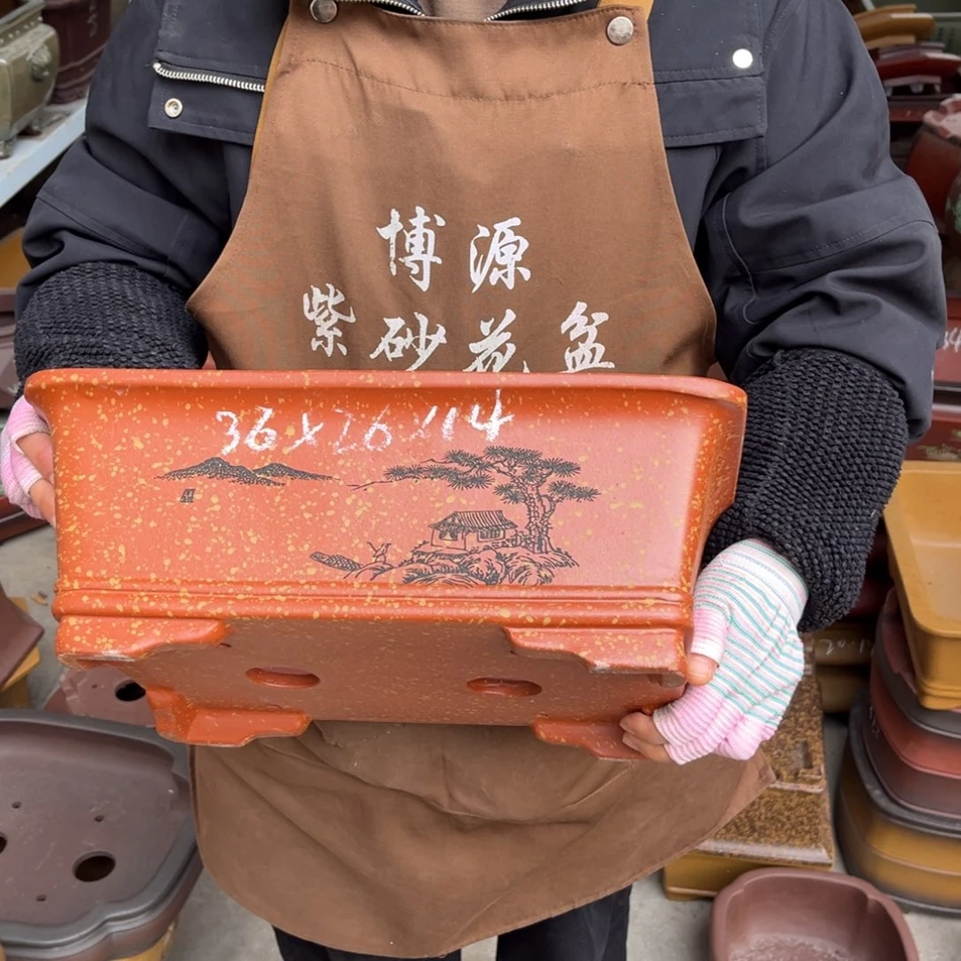 紫砂花盆盆景艺术