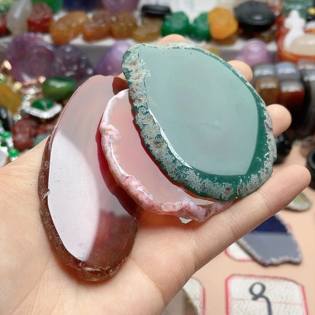 玛瑙/玉髓颈饰合金X*K