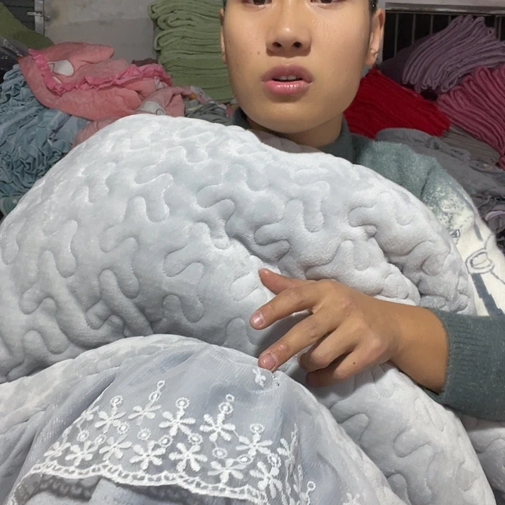 竹子纤维2米床裙灰色