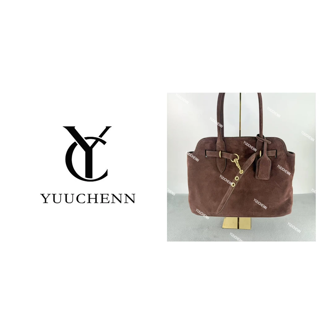 YUUCHENN/42cm原创设计高定真皮包 HH5492