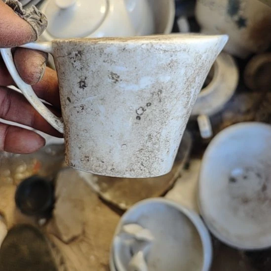 瓷发两个分茶分酒器，国营四厂库存