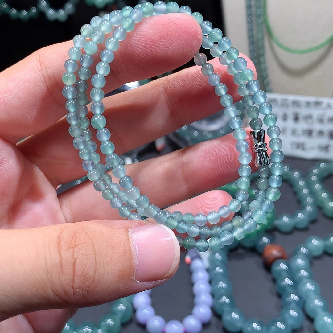 未镶嵌手串翡翠天然a货翡翠项链4