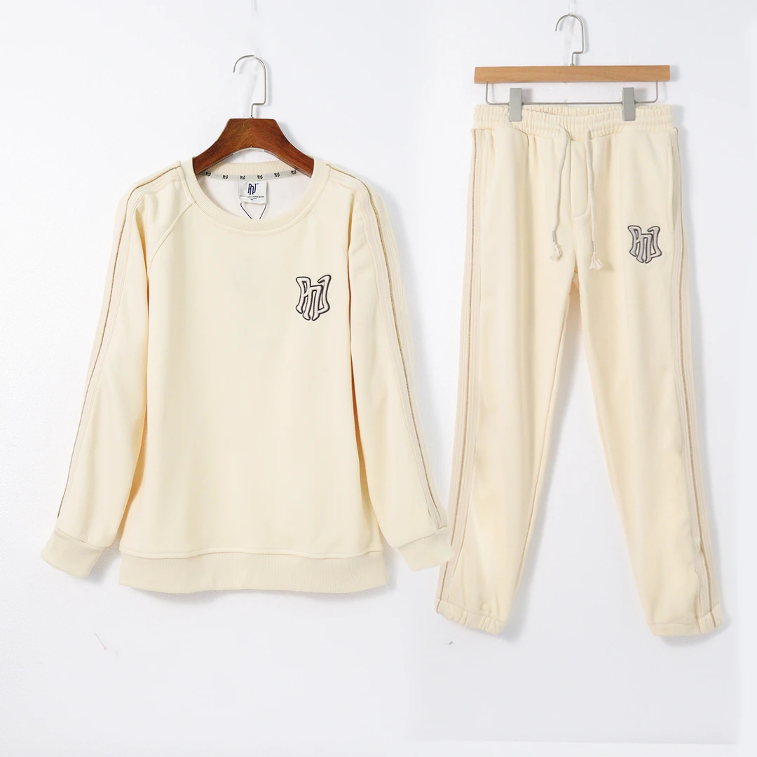 2769情侣款休闲百搭简约春秋款卫衣卫裤套装