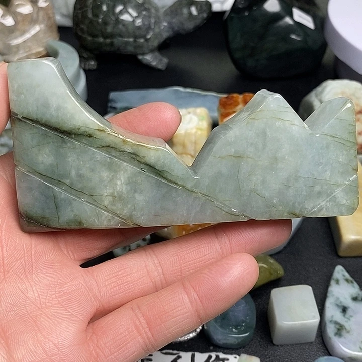 翡翠未镶嵌颈饰天然翡翠110