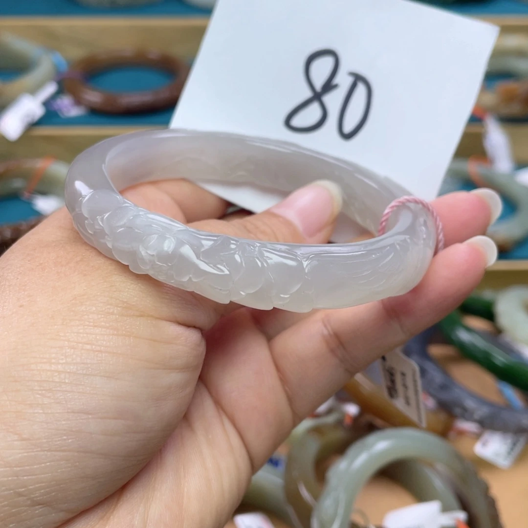 未镶嵌手镯和田玉圈口60