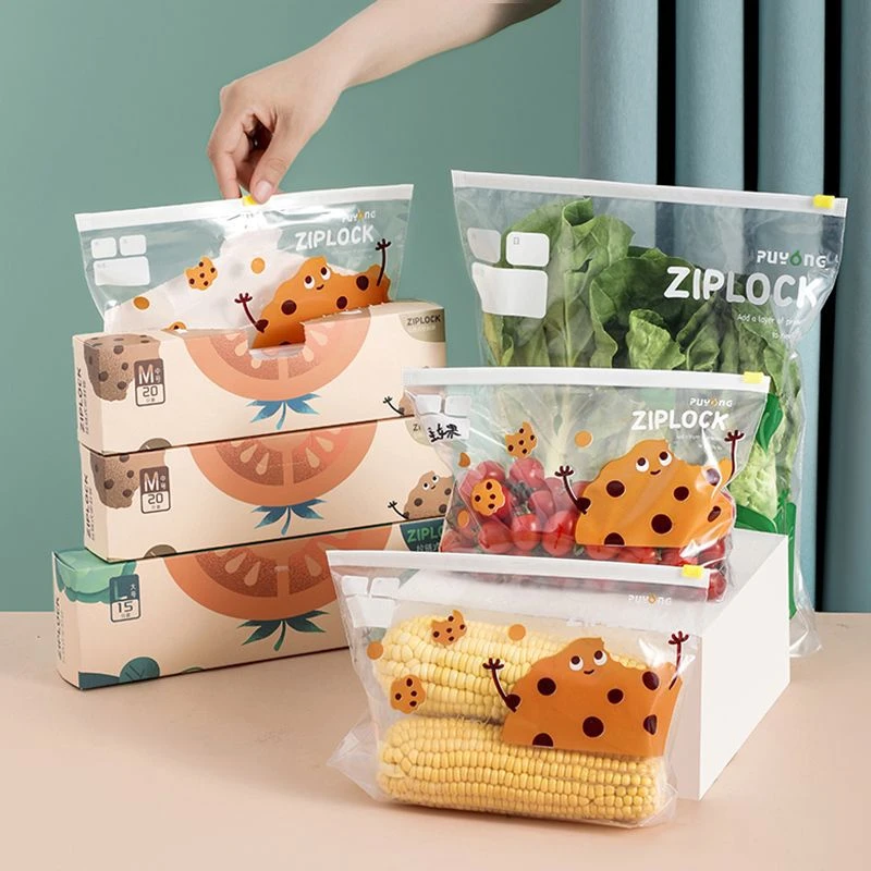 拉萨发货西藏包邮拉链式保鲜袋家用食品级冰箱牛肉冷冻袋可重复用
