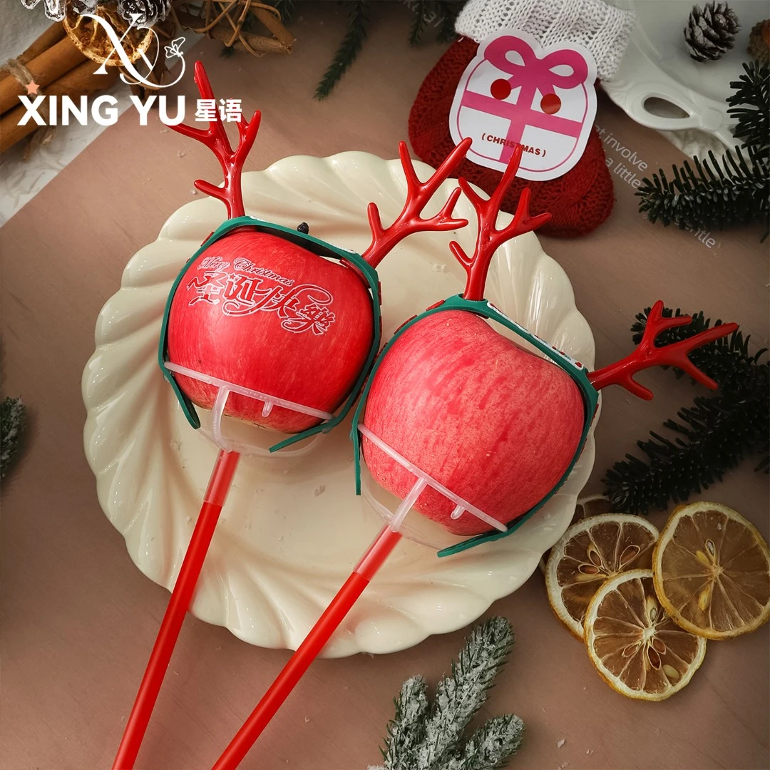 圣诞节苹果托花束包装材料diy雪梨纸内衬纸包装纸平安夜苹果包装