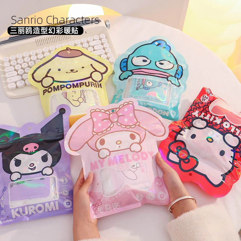 三丽鸥正版授权造型幻彩暖贴可爱卡通萌趣美乐蒂保暖热敷暖贴