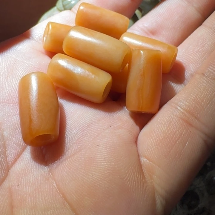 五***藏颈饰未镶嵌和田玉（糖玉）