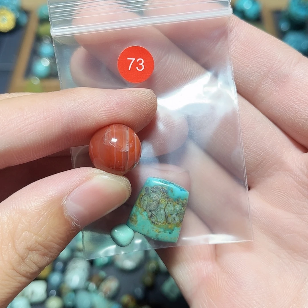 倾***心玛瑙/玉髓未镶嵌圆珠桶珠老型手串！！