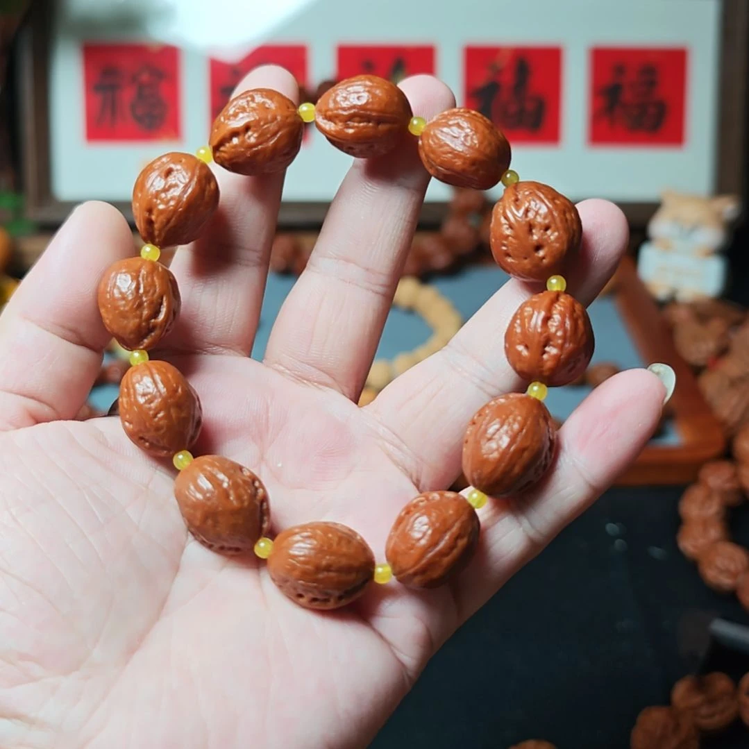 文玩核桃手串小枣豆手串