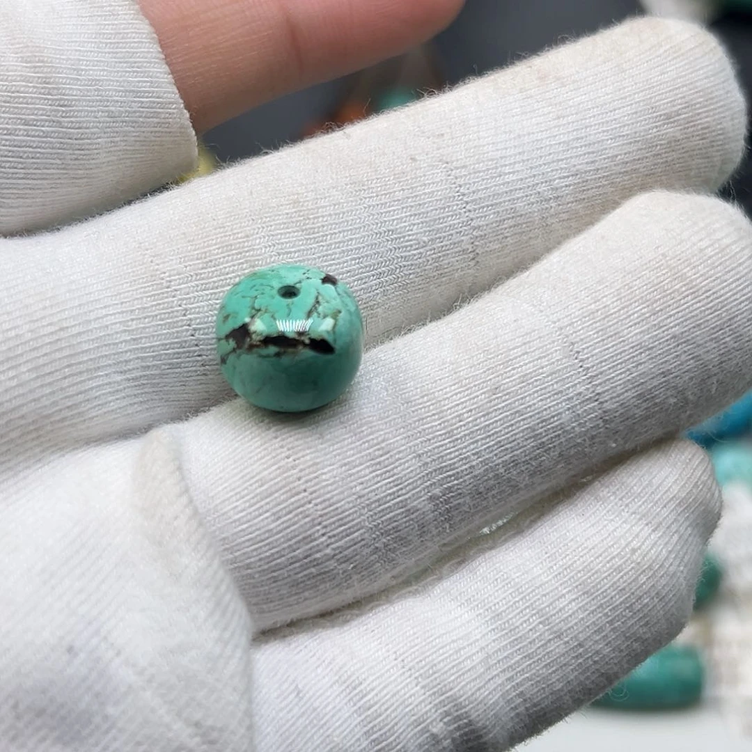 绿松石珠宝奇石未镶嵌满***包