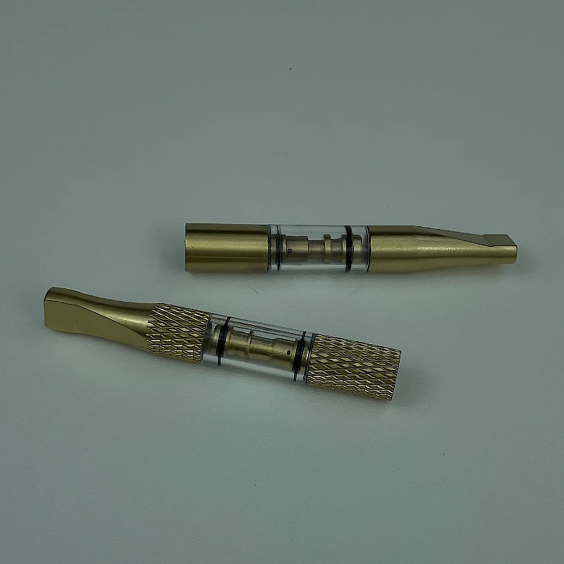 黄铜烟嘴粗中细支三用透明微孔物理过滤