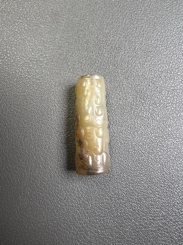 春秋和田玉元宝纹玉勒2