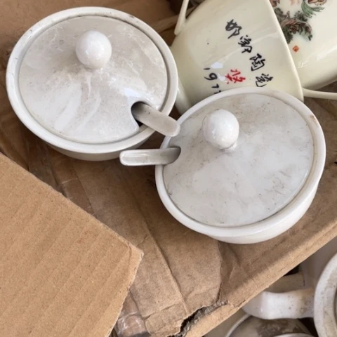 摆件陶瓷摆件盘子碗啥都有