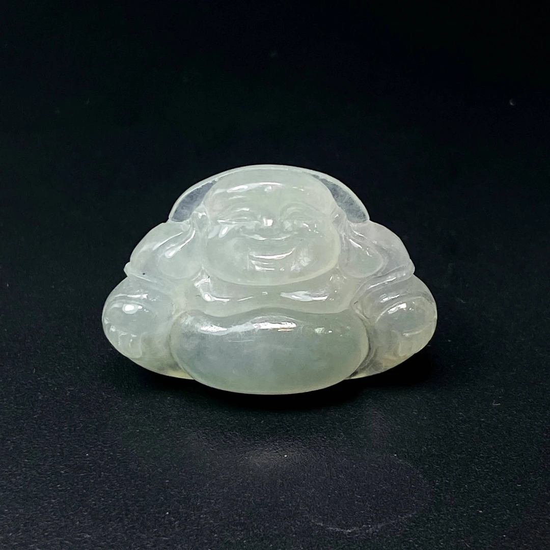 RX3天然缅甸A货翡翠冰胶佛公/055593/北京中保拍卖