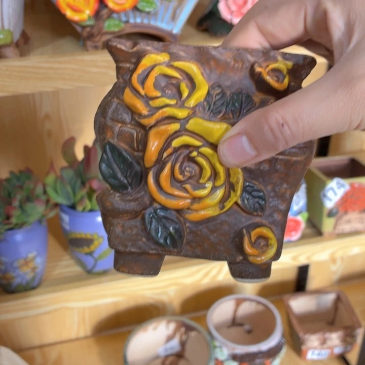 多肉花盆满15包邮